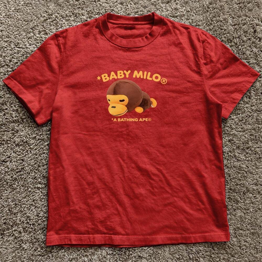 Red Baby Milo A Bathing Ape T-Shirt